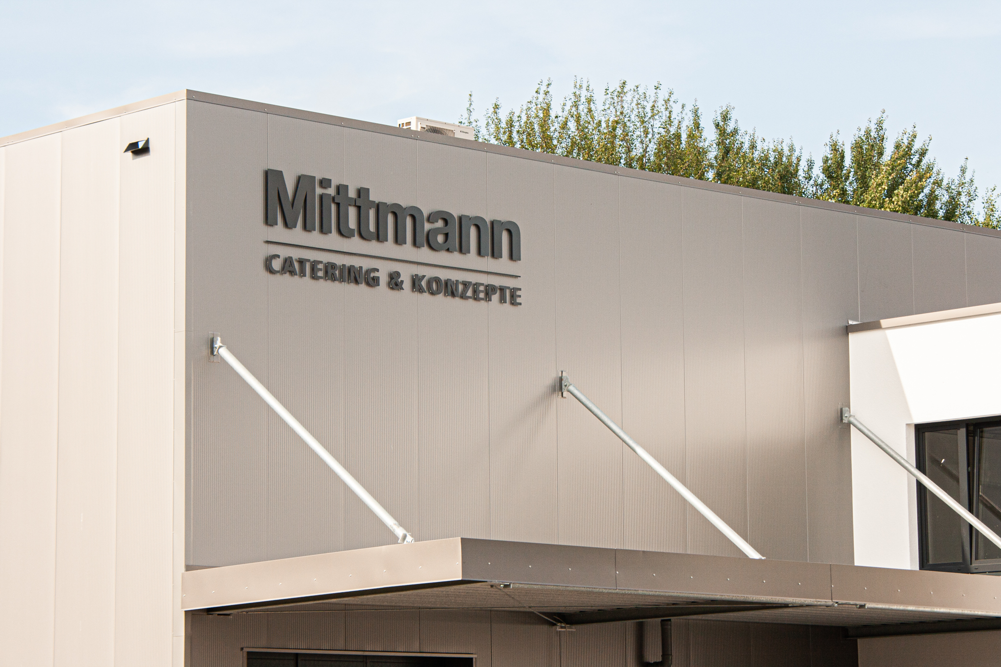 3d Logo, Gebäudebeschriftung, Außenwerbung